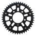 Supersprox - Steel & Aluminum Black Stealth sprocket, 44T, Chain Size 520, RST-7091-44-BLK Supersprox - Steel & Aluminum Black Stealth sprocket, 44T, Chain Size 520, RST-7091-44-BLK