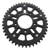 Supersprox - Steel & Aluminum Black Stealth sprocket, 44T, Chain Size 520, RST-7091-44-BLK Supersprox - Steel & Aluminum Black Stealth sprocket, 44T, Chain Size 520, RST-7091-44-BLK