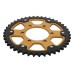 Supersprox - Steel & Aluminum Gold Stealth sprocket, 43T, Chain Size 530, RST-7096-43-GLD Supersprox - Steel & Aluminum Gold Stealth sprocket, 43T, Chain Size 530, RST-7096-43-GLD