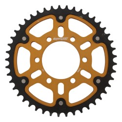 Supersprox - Steel & Aluminum Gold Stealth sprocket, 45T, Chain Size 530, RST-7096-45-GLD