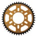 Supersprox - Steel & Aluminum Gold Stealth sprocket, 45T, Chain Size 530, RST-7096-45-GLD Supersprox - Steel & Aluminum Gold Stealth sprocket, 45T, Chain Size 530, RST-7096-45-GLD
