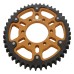 Supersprox - Steel & Aluminum Gold Stealth sprocket, 45T, Chain Size 530, RST-7096-45-GLD Supersprox - Steel & Aluminum Gold Stealth sprocket, 45T, Chain Size 530, RST-7096-45-GLD