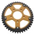 Supersprox - Steel & Aluminum Gold Stealth sprocket, 46T, Chain Size 520, RST-728-46-GLD Supersprox - Steel & Aluminum Gold Stealth sprocket, 46T, Chain Size 520, RST-728-46-GLD