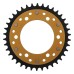 Supersprox - Steel & Aluminum Gold Stealth sprocket, 38T, Chain Size 520, RST-735-38-GLD Supersprox - Steel & Aluminum Gold Stealth sprocket, 38T, Chain Size 520, RST-735-38-GLD