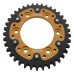 Supersprox - Steel & Aluminum Gold Stealth sprocket, 38T, Chain Size 520, RST-735-38-GLD Supersprox - Steel & Aluminum Gold Stealth sprocket, 38T, Chain Size 520, RST-735-38-GLD