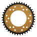 Supersprox - Steel & Aluminum Gold Stealth sprocket, 40T, Chain Size 520, RST-735-40-GLD Supersprox - Steel & Aluminum Gold Stealth sprocket, 40T, Chain Size 520, RST-735-40-GLD