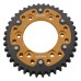 Supersprox - Steel & Aluminum Gold Stealth sprocket, 40T, Chain Size 520, RST-735-40-GLD Supersprox - Steel & Aluminum Gold Stealth sprocket, 40T, Chain Size 520, RST-735-40-GLD