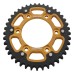 Supersprox - Steel & Aluminum Gold Stealth sprocket, 41T, Chain Size 520, RST-735-41-GLD Supersprox - Steel & Aluminum Gold Stealth sprocket, 41T, Chain Size 520, RST-735-41-GLD