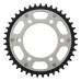 Supersprox - Steel & Aluminum Sliver Stealth sprocket, 41T, Chain Size 520, RST-735-41-SLV Supersprox - Steel & Aluminum Sliver Stealth sprocket, 41T, Chain Size 520, RST-735-41-SLV