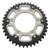 Supersprox - Steel & Aluminum Sliver Stealth sprocket, 41T, Chain Size 520, RST-735-41-SLV Supersprox - Steel & Aluminum Sliver Stealth sprocket, 41T, Chain Size 520, RST-735-41-SLV