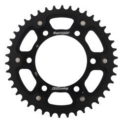 Supersprox - Steel & Aluminum Black Stealth sprocket, 42T, Chain Size 520, RST-735-42-BLK