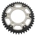 Supersprox - Steel & Aluminum Sliver Stealth sprocket, 42T, Chain Size 520, RST-735-42-SLV Supersprox - Steel & Aluminum Sliver Stealth sprocket, 42T, Chain Size 520, RST-735-42-SLV