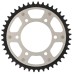 Supersprox - Steel & Aluminum Sliver Stealth sprocket, 44T, Chain Size 520, RST-735-44-SLV Supersprox - Steel & Aluminum Sliver Stealth sprocket, 44T, Chain Size 520, RST-735-44-SLV