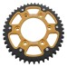 Supersprox - Steel & Aluminum Gold Stealth sprocket, 45T, Chain Size 520, RST-735-45-GLD Supersprox - Steel & Aluminum Gold Stealth sprocket, 45T, Chain Size 520, RST-735-45-GLD