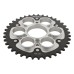 Supersprox - Steel & Aluminum Sliver Stealth sprocket, 39T, Chain Size 520, RST-737-39-SLV Supersprox - Steel & Aluminum Sliver Stealth sprocket, 39T, Chain Size 520, RST-737-39-SLV