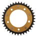 Supersprox - Steel & Aluminum Gold Stealth sprocket, 36T, Chain Size 520, RST-743-36-GLD Supersprox - Steel & Aluminum Gold Stealth sprocket, 36T, Chain Size 520, RST-743-36-GLD
