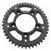 Supersprox - Steel & Aluminum Black Stealth sprocket, 44T, Chain Size 520, RST-743-44-BLK Supersprox - Steel & Aluminum Black Stealth sprocket, 44T, Chain Size 520, RST-743-44-BLK