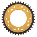 Supersprox - Steel & Aluminum Gold Stealth sprocket, 38T, Chain Size 525, RST-744-38-GLD Supersprox - Steel & Aluminum Gold Stealth sprocket, 38T, Chain Size 525, RST-744-38-GLD