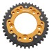 Supersprox - Steel & Aluminum Gold Stealth sprocket, 38T, Chain Size 525, RST-744-38-GLD Supersprox - Steel & Aluminum Gold Stealth sprocket, 38T, Chain Size 525, RST-744-38-GLD