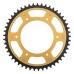 Supersprox - Steel & Aluminum Gold Stealth sprocket, 49T, Chain Size 520, RST-8000-49-GLD Supersprox - Steel & Aluminum Gold Stealth sprocket, 49T, Chain Size 520, RST-8000-49-GLD