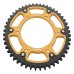 Supersprox - Steel & Aluminum Gold Stealth sprocket, 49T, Chain Size 520, RST-8000-49-GLD Supersprox - Steel & Aluminum Gold Stealth sprocket, 49T, Chain Size 520, RST-8000-49-GLD