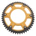 Supersprox - Steel & Aluminum Gold Stealth sprocket, 51T, Chain Size 520, RST-8000-51-GLD Supersprox - Steel & Aluminum Gold Stealth sprocket, 51T, Chain Size 520, RST-8000-51-GLD