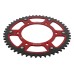 Supersprox - Steel & Aluminum Red Stealth sprocket, 51T, Chain Size 520, RST-8000-51-RED Supersprox - Steel & Aluminum Red Stealth sprocket, 51T, Chain Size 520, RST-8000-51-RED