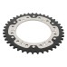 Supersprox - Steel & Aluminum Sliver Stealth sprocket, 41T, Chain Size 520, RST-808-41-SLV Supersprox - Steel & Aluminum Sliver Stealth sprocket, 41T, Chain Size 520, RST-808-41-SLV