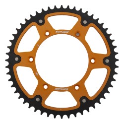 Supersprox - Steel & Aluminum Gold Stealth sprocket, 52T, Chain Size 520, RST-808-52-GLD