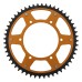 Supersprox - Steel & Aluminum Gold Stealth sprocket, 52T, Chain Size 520, RST-808-52-GLD Supersprox - Steel & Aluminum Gold Stealth sprocket, 52T, Chain Size 520, RST-808-52-GLD