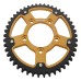 Supersprox - Steel & Aluminum Gold Stealth sprocket, 47T, Chain Size 520, RST-823-47-GLD Supersprox - Steel & Aluminum Gold Stealth sprocket, 47T, Chain Size 520, RST-823-47-GLD