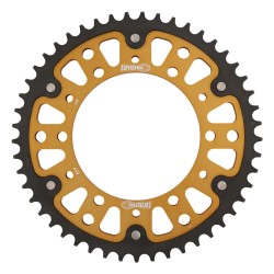 Supersprox - Steel & Aluminum Gold Stealth sprocket, 49T, Chain Size 530, RST-859-49-GLD