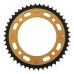 Supersprox - Steel & Aluminum Gold Stealth sprocket, 46T, Chain Size 428, RST-898-46-GLD Supersprox - Steel & Aluminum Gold Stealth sprocket, 46T, Chain Size 428, RST-898-46-GLD