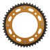 Supersprox - Steel & Aluminum Gold Stealth sprocket, 47T, Chain Size 428, RST-898-47-GLD Supersprox - Steel & Aluminum Gold Stealth sprocket, 47T, Chain Size 428, RST-898-47-GLD