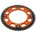 Supersprox Stealth Sprocket Orange 50T-RST-898-50-ORG for KTM SX 85 2003-2019 Supersprox Stealth Sprocket Orange 50T-RST-898-50-ORG for KTM SX 85 2003-2019
