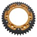Supersprox - Steel & Aluminum Gold Stealth sprocket, 42T, Chain Size 525, RST-899-42-GLD Supersprox - Steel & Aluminum Gold Stealth sprocket, 42T, Chain Size 525, RST-899-42-GLD