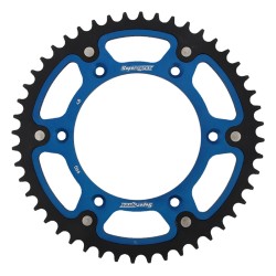 Supersprox - Steel & Aluminum Blue Stealth sprocket, 48T, Chain Size 520, RST-990-48-BLU