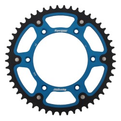 Supersprox - Steel & Aluminum Blue Stealth sprocket, 49T, Chain Size 520, RST-990-49-BLU