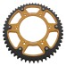 Supersprox - Steel & Aluminum Gold Stealth sprocket, 52T, Chain Size 520, RST-990-52-GLD Supersprox - Steel & Aluminum Gold Stealth sprocket, 52T, Chain Size 520, RST-990-52-GLD